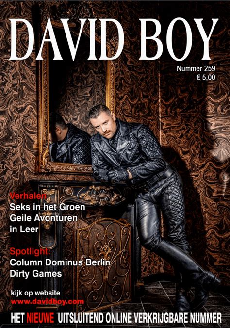 Der Dominus Auf Dem Titelbild Des David Boy Magazins