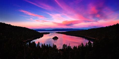 Emerald Bay Sunset Lake Tahoes Little Gem