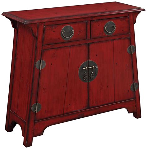 Shop for red accent cabinet online at target. Kwai Antique Red 2-Door Cabinet - | Red cabinets ...