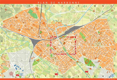 France landscape is mostly flat, there are plains with some rolling hills in north and west, it gets mountainous in south with the rugged pyrenees and in south east with the massif central and the alps, within rises the highest mountain of france and italy, the mont. Large detailed tourist map of Narbonne