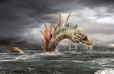 Fantasy Sea Monster Hd Wallpaper