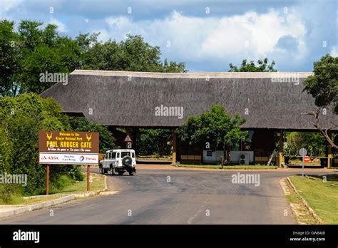 Paul Kruger Gate Kruger National Park South Africa Stock Photo Alamy