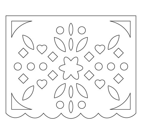 The other side of the spanish classroom papel picado. Plantillas Para Papel Picado De Flores - Flores de Papel