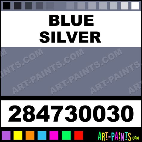 Blue Silver Duochrome Acrylic Paints 284730030 Blue Silver Paint