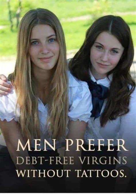 Ops Friend Posted This Unironically Men Prefer Debt Free Virgins