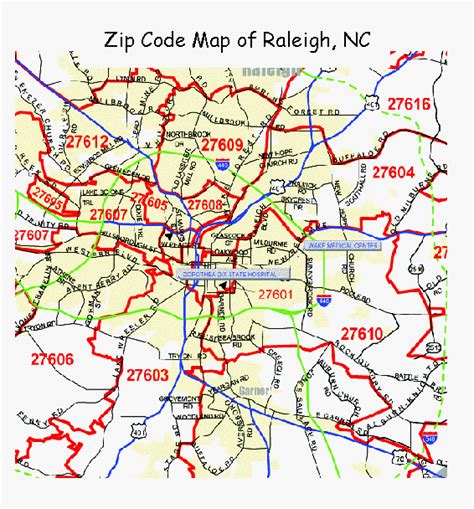Raleigh Zip Code Map Map Of The World