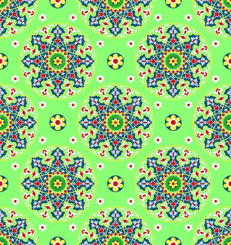 Green Islamic Pattern — Stock Vector © Sateda 11625889