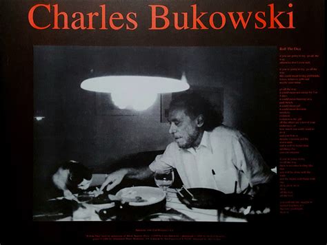 Charles Bukowski Roll The Dice Poster Allen Cohen Triangle Twenty