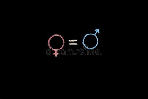 The Female Gender Symbol Is Equal To The Male Concept Of Gender