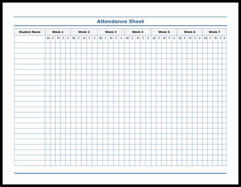 Employee Attendance Records Template