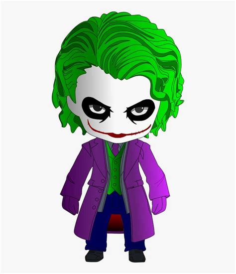 Chibi Joker Heath Ledger Joker Chibi Png Image Transparent Png Free