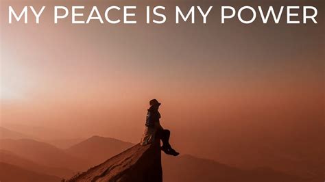 My Peace Is My Power The Daily Calming Anxiety Pocast Show Youtube