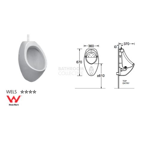 Johnson Suisse Life Urinal Top Entry J6000