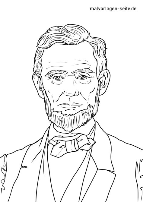 The son of a kentucky frontiersman, lincoln had to struggle for a living and for learning. דף צביעה אברהם לינקולן אישים - דפי צביעה בחינם