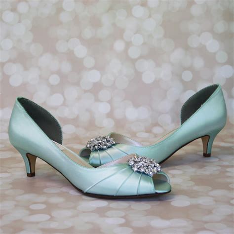 Mint Green Wedding Shoes For Bride Dyeable Wedding Shoes Etsy