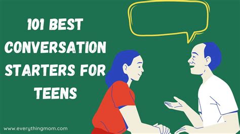 101 Best Conversation Starters For Teens Youtube
