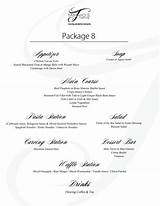 Pictures of Wedding Catering Menu Packages