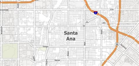 Santa Ana Map Collection California Gis Geography