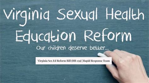 Petition · Virginia Sex Education Reform Pass Bill Hb 159 Now