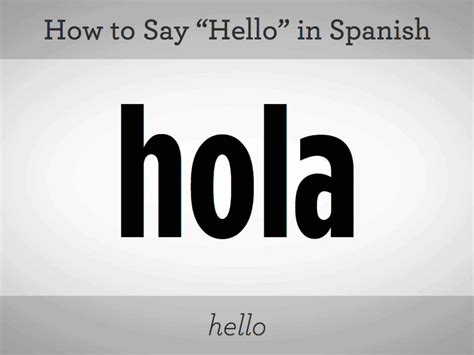 how to say hello in spanish morgan storys