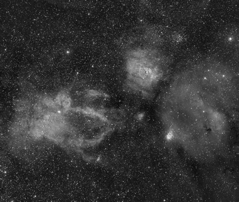 Bubble Nebula Region Wide Field Astrodoc Astrophotography By Ron