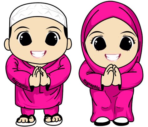 Kartun Anak Png Animasi Kartun Muslimah Png Gallery Islami Terbaru