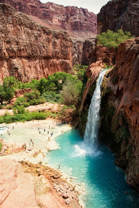 Havasu Falls In Havasupai Arizona Havasu Falls