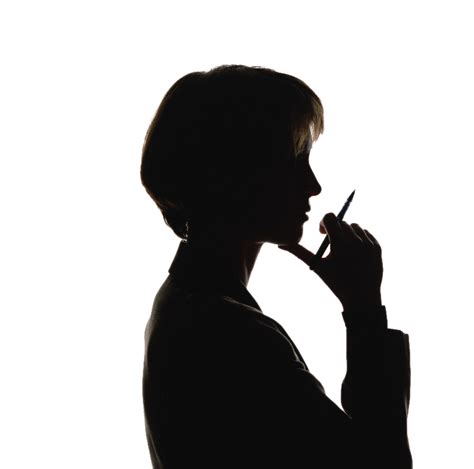 Silhouette Stock Photography Royalty Free Business Woman Shot From