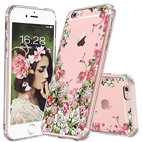 Iphone 6s Caseiphone 6 Case Girls Floral Garden Flower Printed Clear