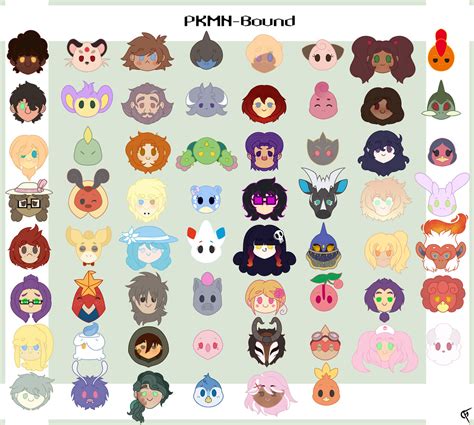 Pkmn Bound Character Icons By Radiofools On Deviantart