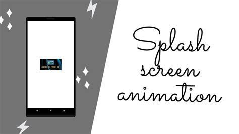 How To Create Animated Splash Screen In Android Youtube