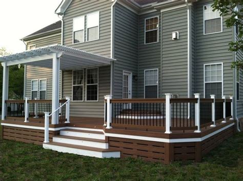 However, you have to weigh a variety of different concerns to find the right solution, from style considerations to cost. deck underpinning ideas | Deck skirting idea - love the ...
