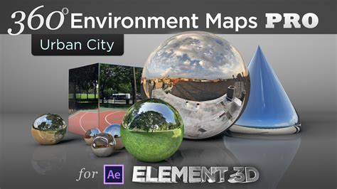 360° Environment Maps Pro For Element 3d Urban City Pack — Motion