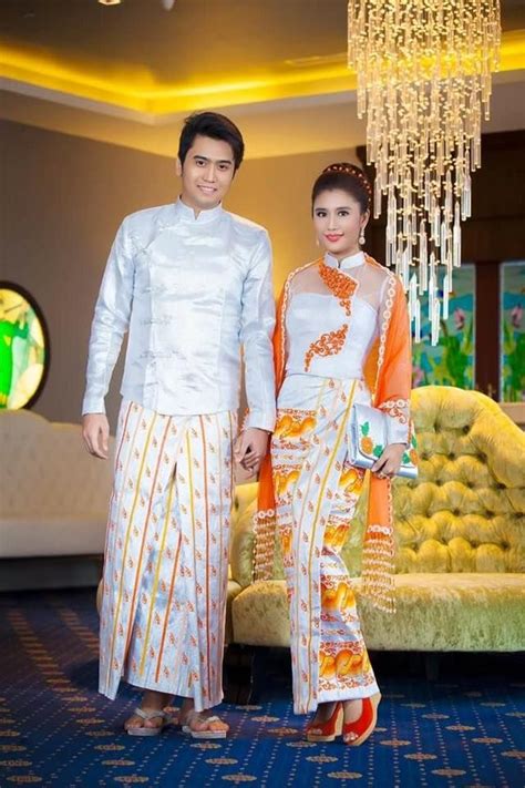 Pin By Smart And Style Myanmar On Myanmar Wedding Dress Myanmar