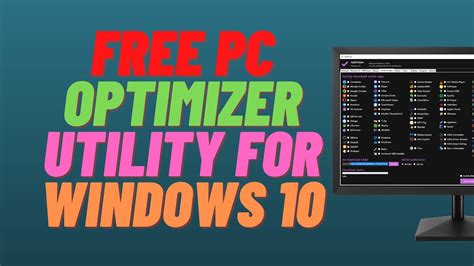 Free Pc Optimizer Utility For Windows Youtube