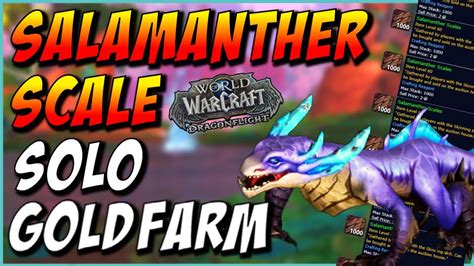 Skinning Solo Gold Farm Wow Dragonflight Skinning Farm Youtube