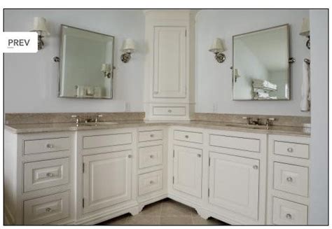 For larger bathrooms, like the ones in master bedrooms, you'll likely want to consider a double vanity, which will provide enough space for a couple or family. Large Vanity w/ Tower - Traditional - Bathroom - Milwaukee ...