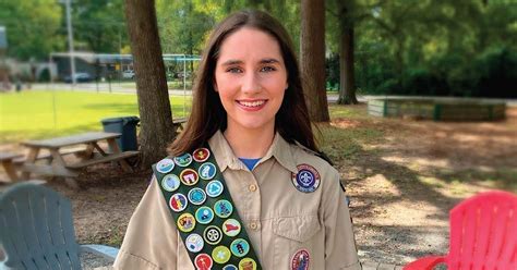 501 Life Magazine Scouting Ahead Conway Student Is First Female