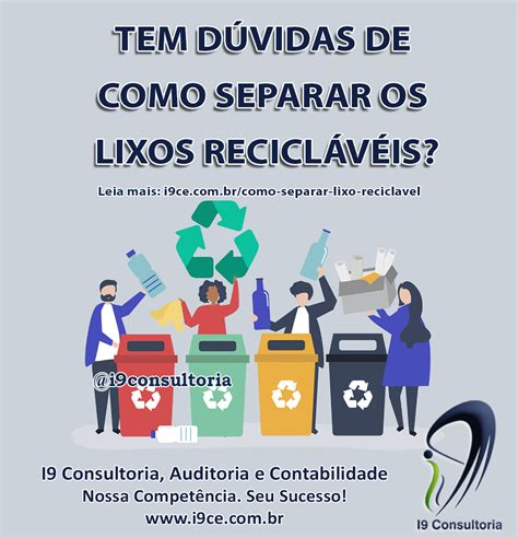 Como Separar O Lixo Reciclável I9 Consultoria Empresarial