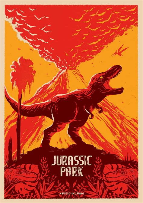 Jurassic Park Art Print Print Poster Fine Art A1 Wall Decoration Image