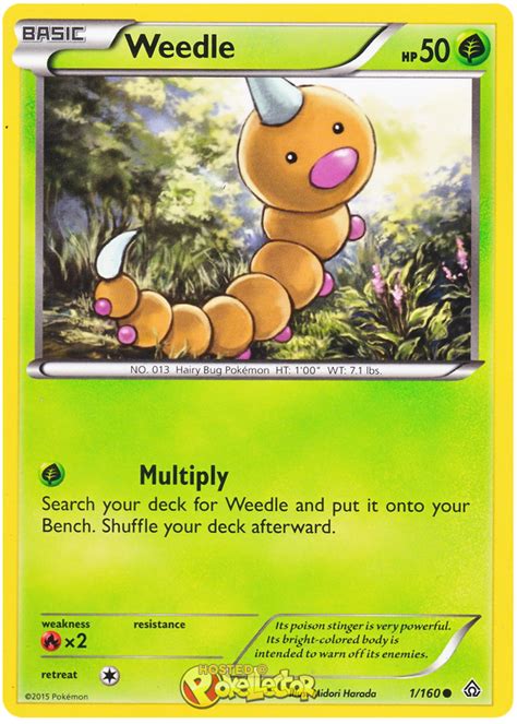 Weedle Primal Clash 1 Pokemon Card