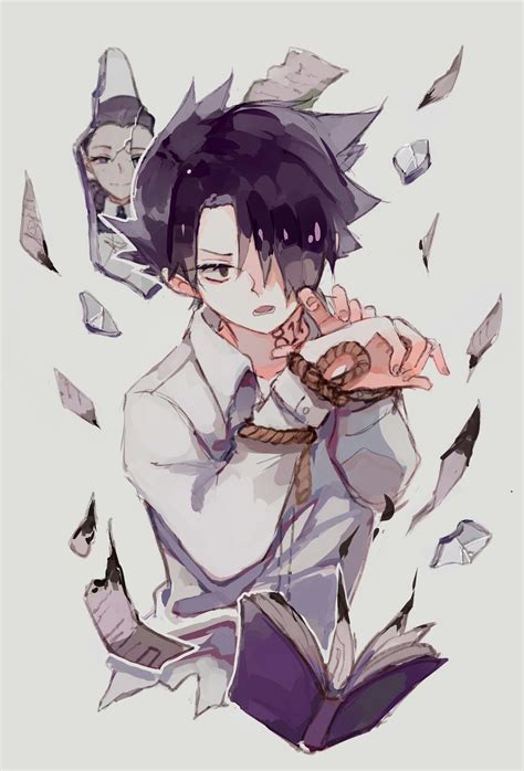 Ray The Promised Neverland Eren Aot Deku Anime Neverland Art