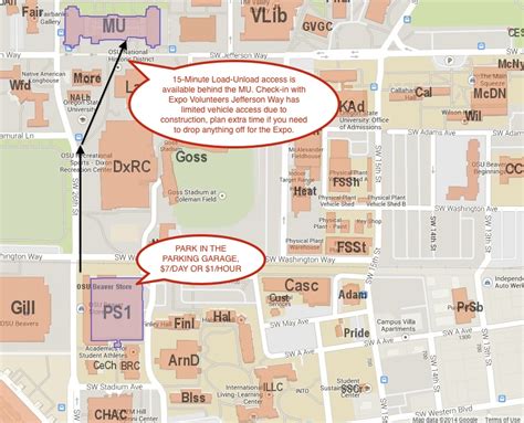 University Of Oregon Map