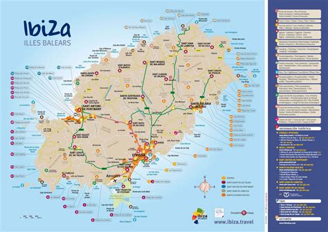 Ibiza boasts more than 100 miles of coastline with some 50 beaches, plus plenty of restaurants, bars, and water sports—and clubs, of course. Mapa de Ibiza - Mapa Físico, Geográfico, Político ...