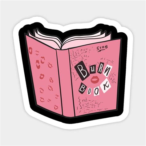Burn Book By Ellador In 2023 Cool Stickers Cute Laptop Stickers Iphone Case Stickers
