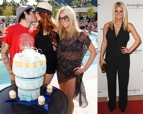 Photos Of Jessica Simpson In A Bikini And Coverup At Ashlee Simpsons