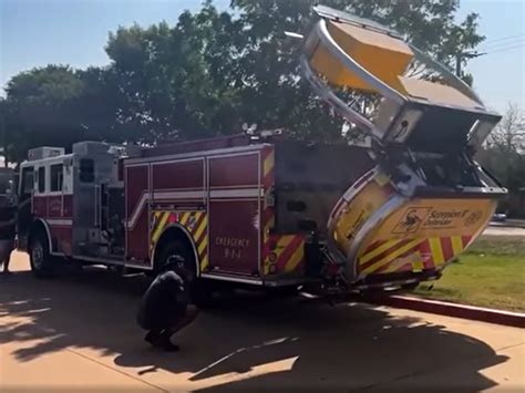 Pflugerville Tx Fire Department Fabricates Custom Blocking Apparatus With Retired Truck