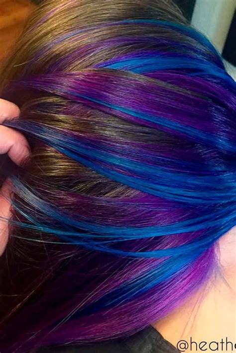 The styling may be a bit dated, but she wears it well. 50 Fabulous Rainbow Hair Color Ideas | LoveHairStyles.com ...