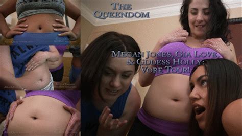 vore tour starring megan jones gia love and goddess holly hd the queendom clips4sale
