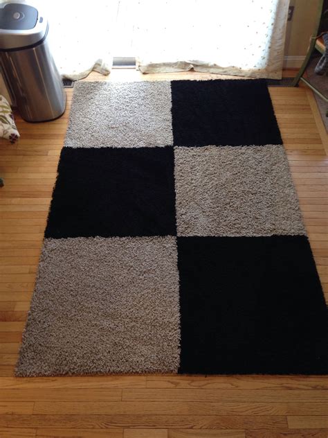 Store locator · new collection · free customer support My Ikea hack. Hampen 2' 7" squares ($9.99) + single-sided ...